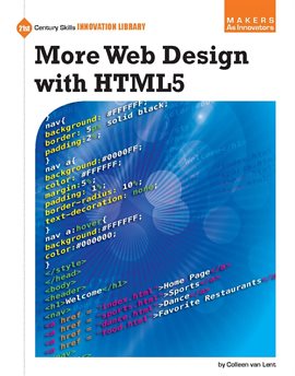 Cover image for More Web Design with HTML5
