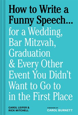 Cover image for How to Write a Funny Speech . . .
