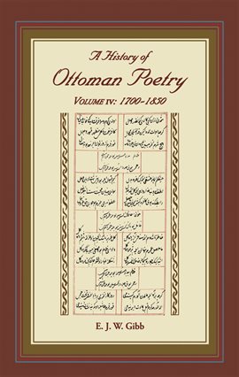 Cover image for A History of Ottoman Poetry Volume IV