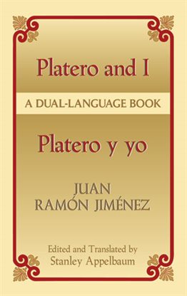 Cover image for Platero and I/Platero y yo