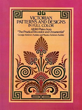 Cover image for Victorian Patterns and Designs in Full Color