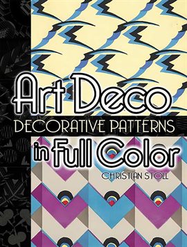 Cover image for Art Deco Decorative Patterns in Full Color