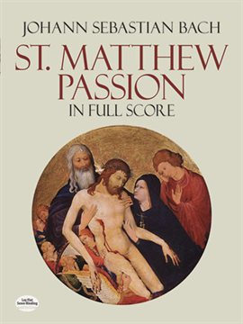 Imagen de portada para St. Matthew Passion in Full Score