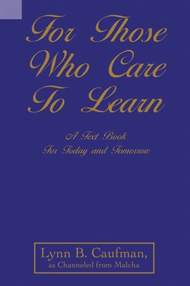 Imagen de portada para For Those Who Care to Learn