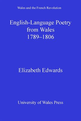 Cover image for English-Language Poetry From Wales 1789-1806