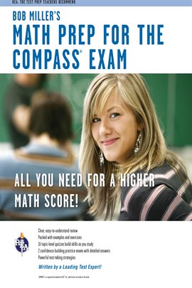 Cover image for COMPASS Exam - Bob Miller's Math Prep