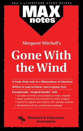 Cover image for Gone with the Wind (MAXNotes Literature Guides)