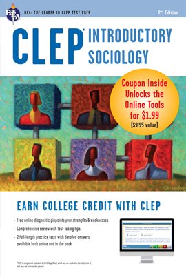 Cover image for CLEP Introductory Sociology Book + Online