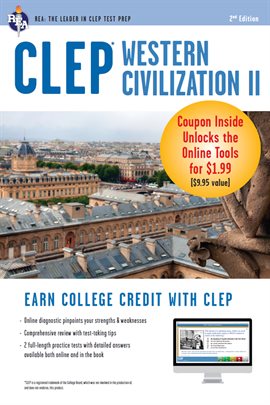 Cover image for CLEP Western Civilization II Book + Online