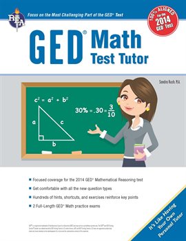 Cover image for GED® Math Test Tutor, For the New 2014 GED® Test