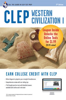 Cover image for CLEP Western Civilization I Book + Online