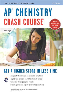 Cover image for AP Chemistry Crash Course Book + Online