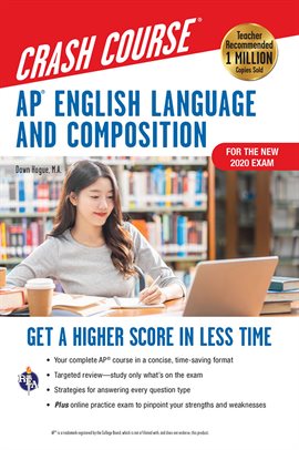 Cover image for AP® English Language & Composition Crash Course, for the New 2020 Exam, 3rd Ed., Book + Online