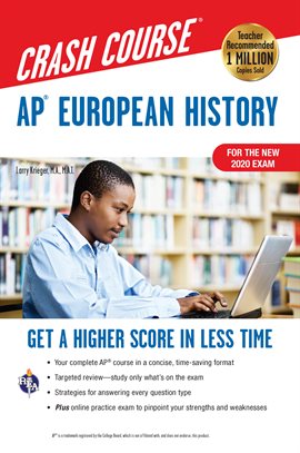 Imagen de portada para AP® European History Crash Course, For the New 2020 Exam, Book + Online