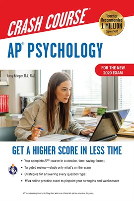 Cover image for AP®  Psychology Crash Course, For the New 2020 Exam, Book + Online