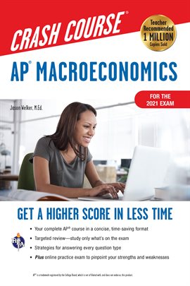 Cover image for AP® Macroeconomics Crash Course, For the 2021 Exam, Book + Online