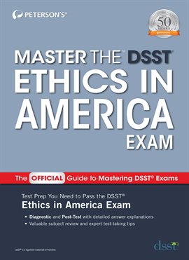 Cover image for Master the DSST Ethics in America Exam