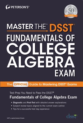 Cover image for Master the DSST Fundamentals of College Algebra Exam