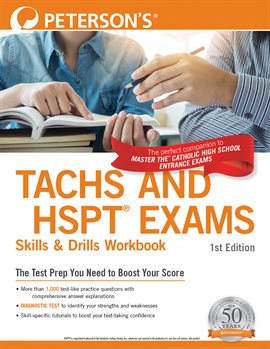 Cover image for Peterson's TACHS and HSPT Exams Skills & Drills Workbook