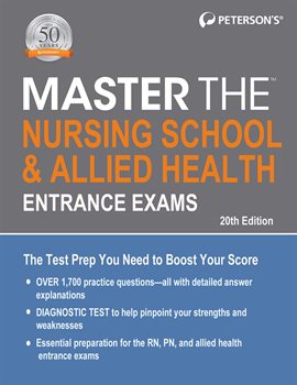 Cover image for Master the Nursing School & Allied Health Entrance Exams