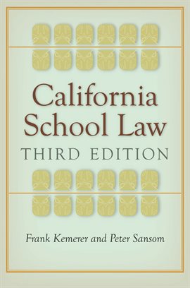 Cover image for California School Law