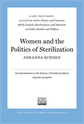 Cover image for Women and the Politics of Sterilization