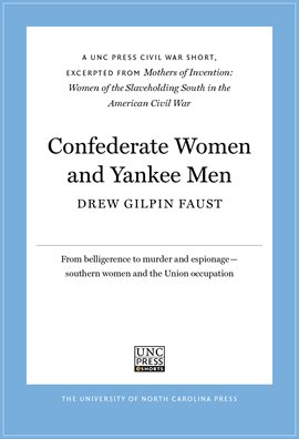 Cover image for Confederate Women and Yankee Men