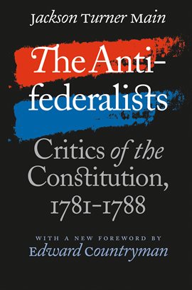 Cover image for The Antifederalists