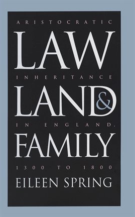 Cover image for Law, Land, and Family