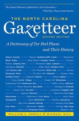 Cover image for The North Carolina Gazetteer, 2nd Ed