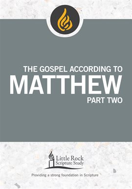 Cover image for The Gospel According to Matthew, Part One