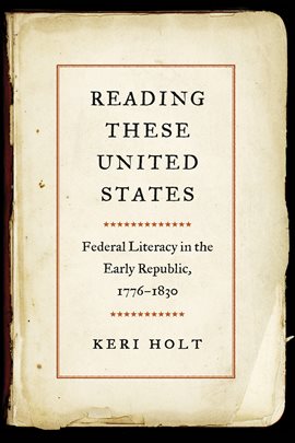 Cover image for Reading These United States