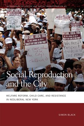 Cover image for Social Reproduction and the City
