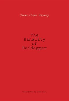 Cover image for The Banality of Heidegger