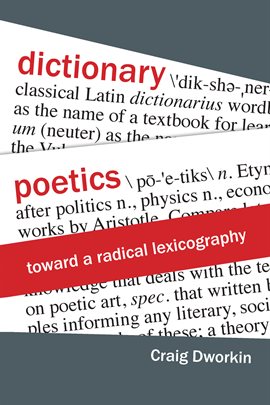 Cover image for Dictionary Poetics