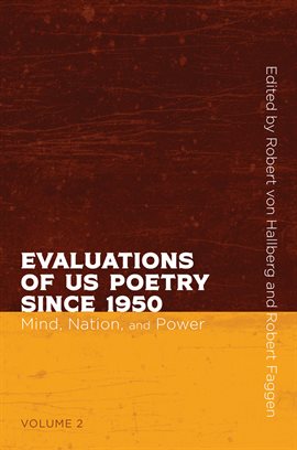 Cover image for Evaluations of US Poetry since 1950, Volume 2