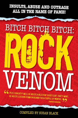 Cover image for Rock Venom: Insults, Abuse and Outrage
