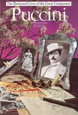 Imagen de portada para Puccini: The Illustrated Lives of the Great Composers.
