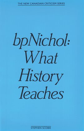 Cover image for bpNichol