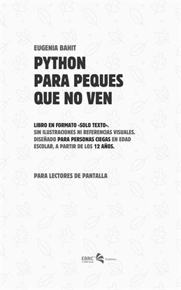Python Para Peques Que No Ven