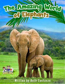 Imagen de portada para Elephants Activity Workbook for Kids ages 4-8!