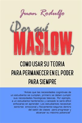 Cover image for ¿Por Qué Maslow?