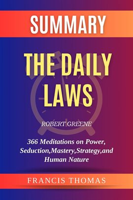 Cover image for Summary of the Daily Laws by Robert Greene