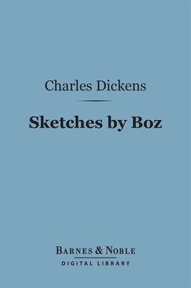 Cover image for Sketches by Boz