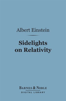 Cover image for Sidelights on Relativity