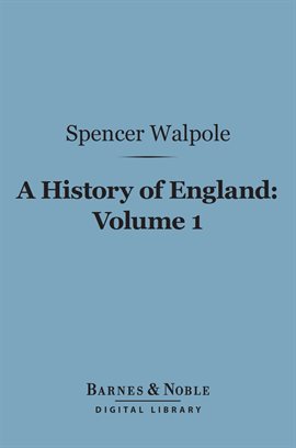 Cover image for A History of England, Volume 1