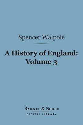 Cover image for A History of England, Volume 3