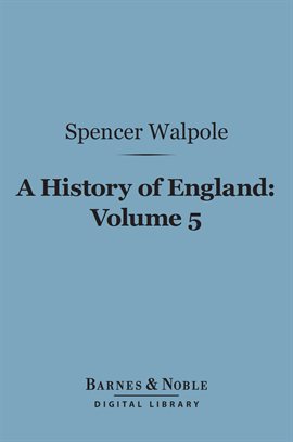 Cover image for A History of England, Volume 5