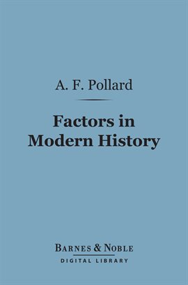 Cover image for Factors in Modern History