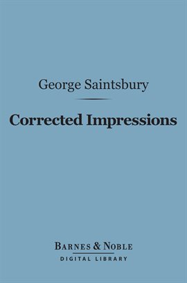 Cover image for Corrected Impressions